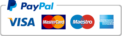 PayPal, credit and debit card payments accepted