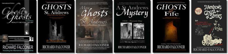 Six nonfiction books about ghosts by Richard Falconer